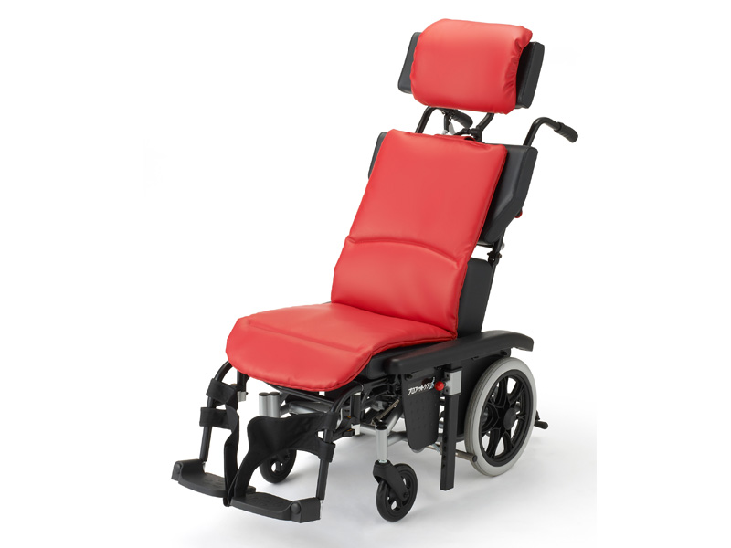 国産チルト式車椅子 付属品多数あり-