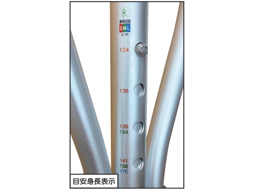 3in1 アルミ製松葉杖（S〜L 3サイズ対応マルチタイプ）