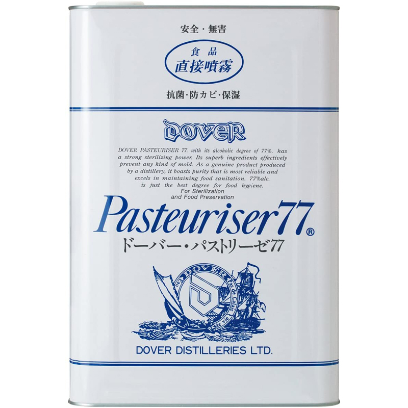 ドーバー パストリーゼ77（15kg／17.2L）スチール缶タイプ（アルコール製剤）