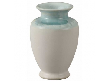 [20-112-17] 白マット 清水型花瓶*