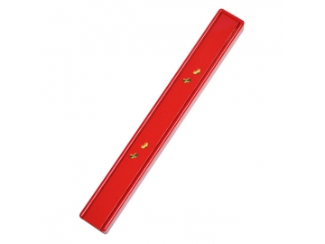 箸箱 蝶 21cm 赤